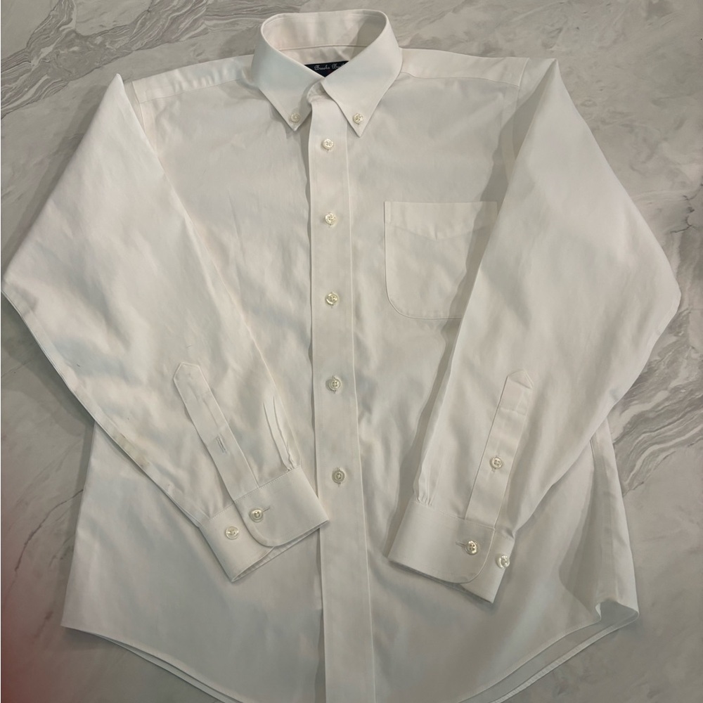 Brooks Brothers Classic White Button-Down Shirt